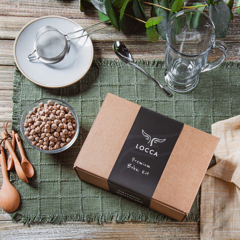 Locca Boba Tea Kit 24+ Bubble Teas | Premium Peach Oolong Tea, Jasmine Tea, Black Tea | Loose Leaf Teas | Vegan & Gluten Free Boba Drink | VIVANTE BOBA TEA KIT - Image 2